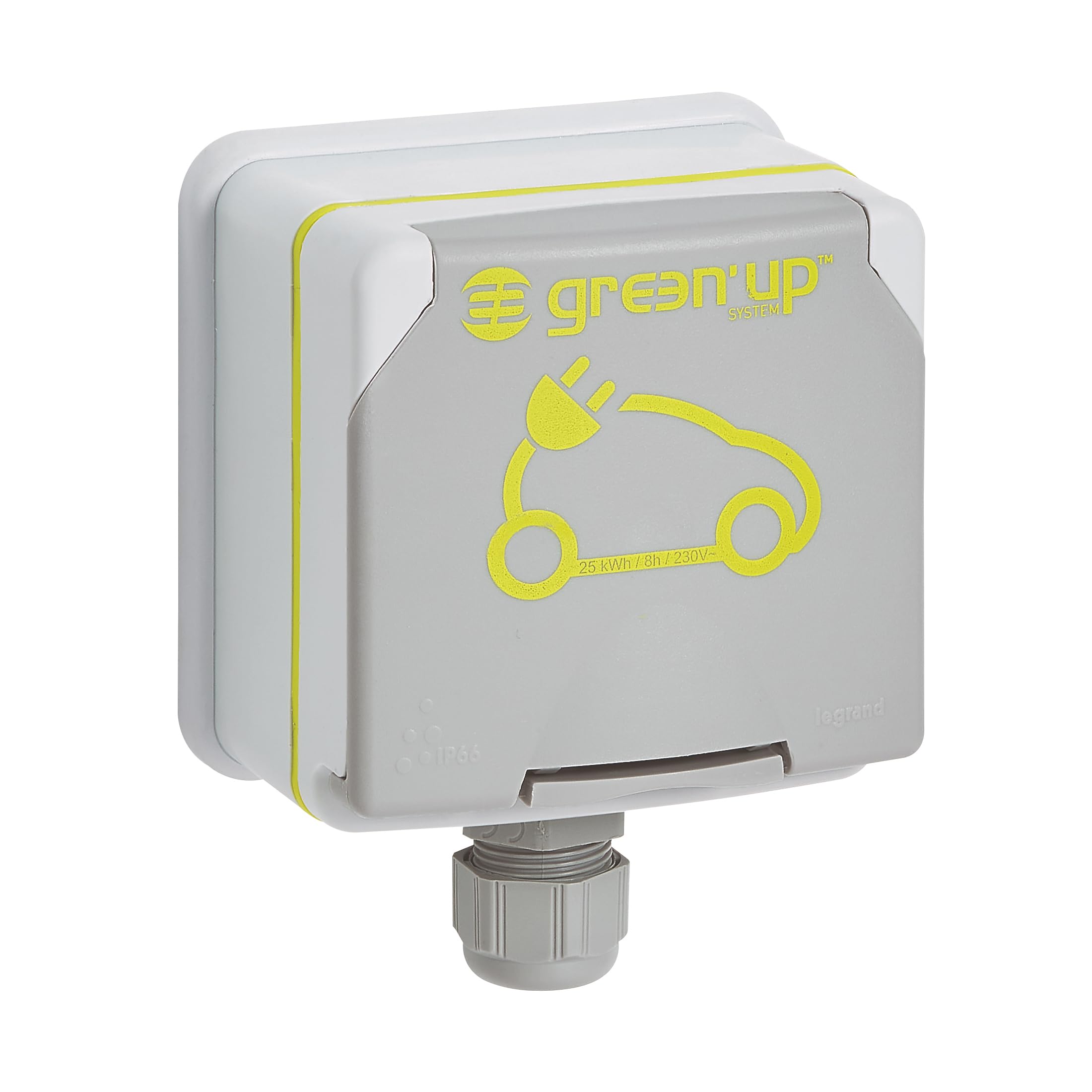 Borne de recharge Legrand Prise renforcée Green'Up Access
